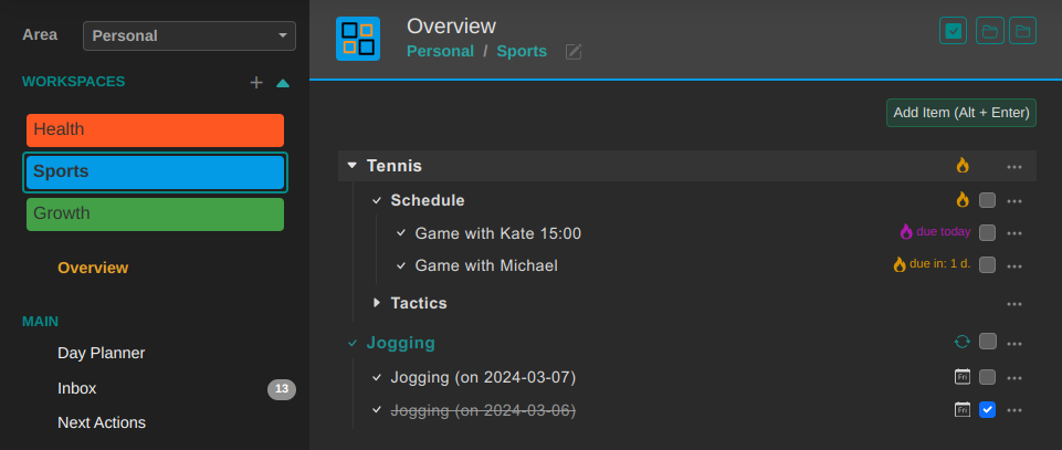 TaskScale outline screenshot